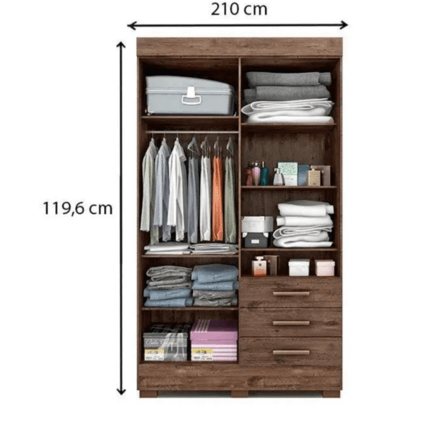 Guarda-Roupa Debora 4 Portas - Imagem 2